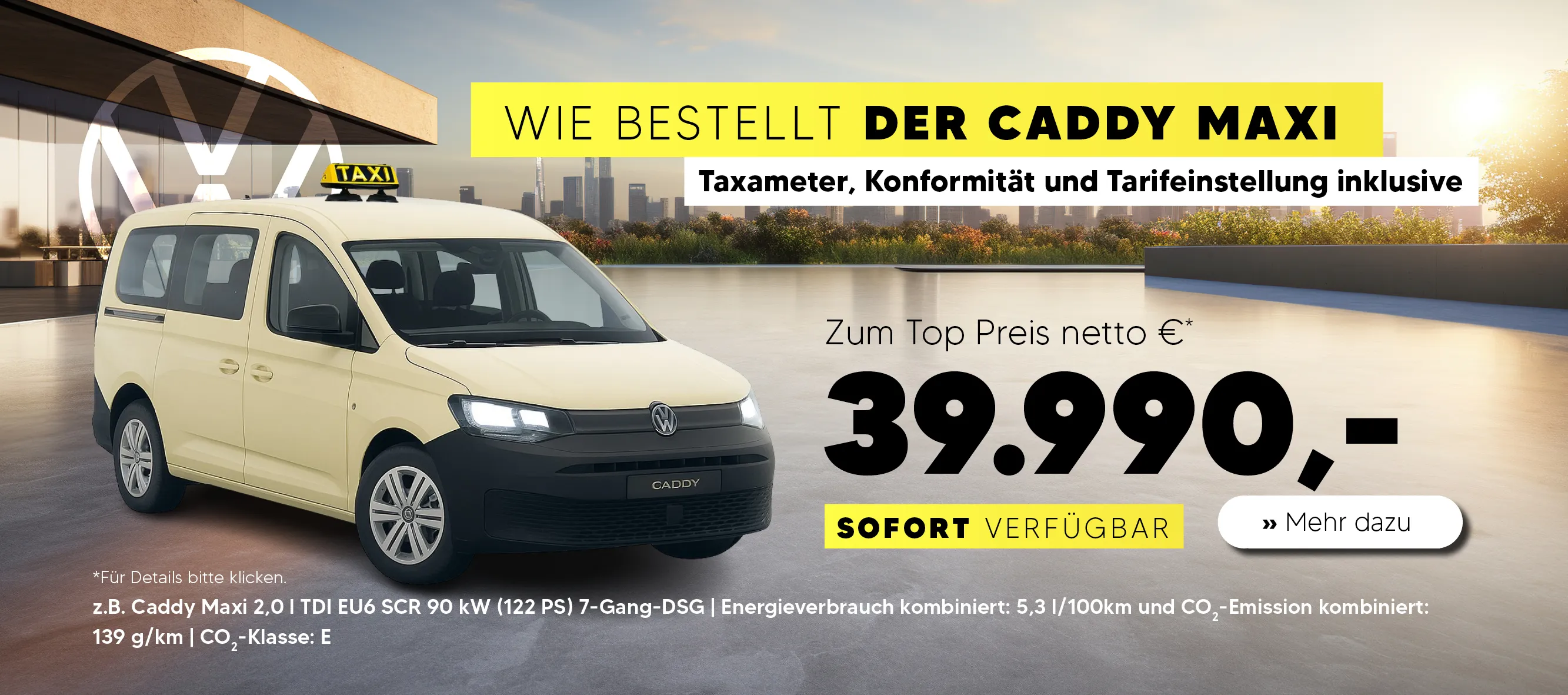VW Caddy Maxi Taxi
