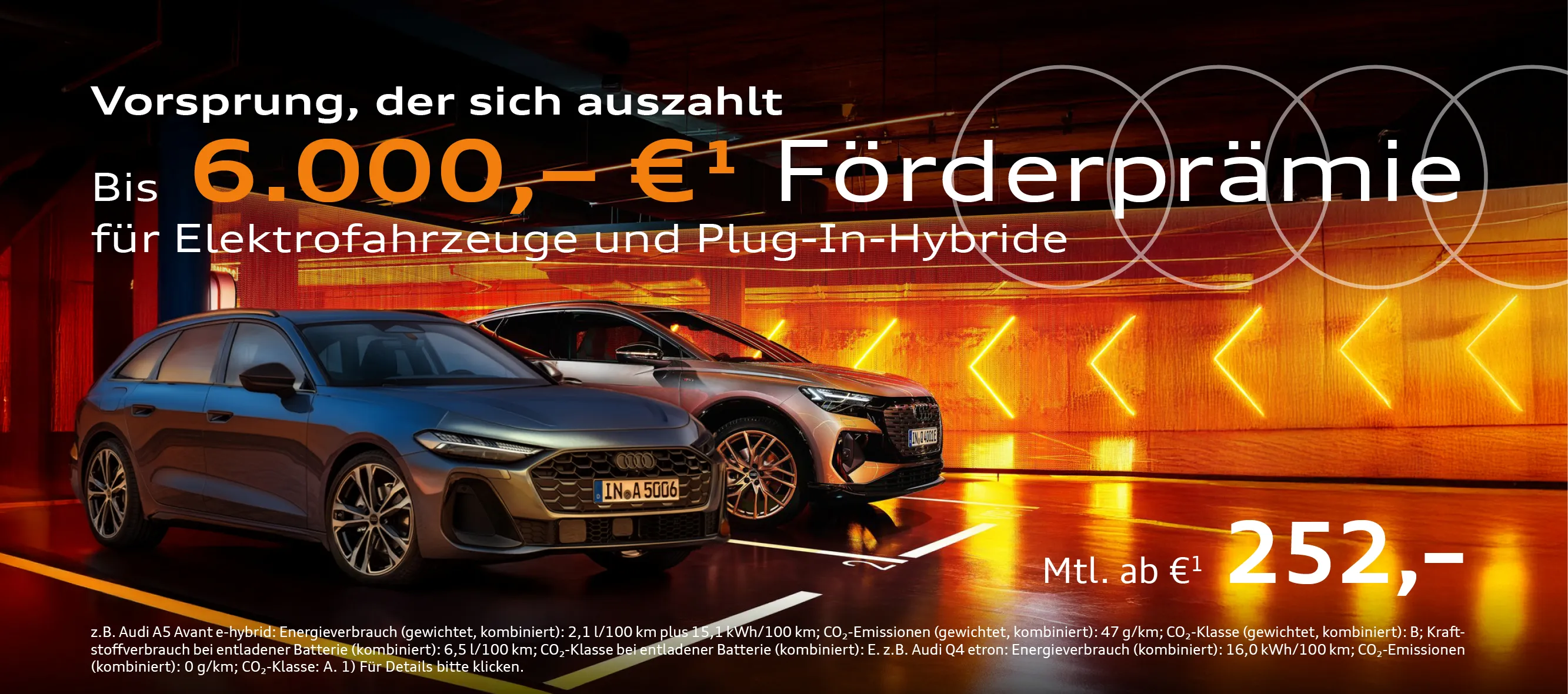 Audi E-Fahrzeug Förderprämie