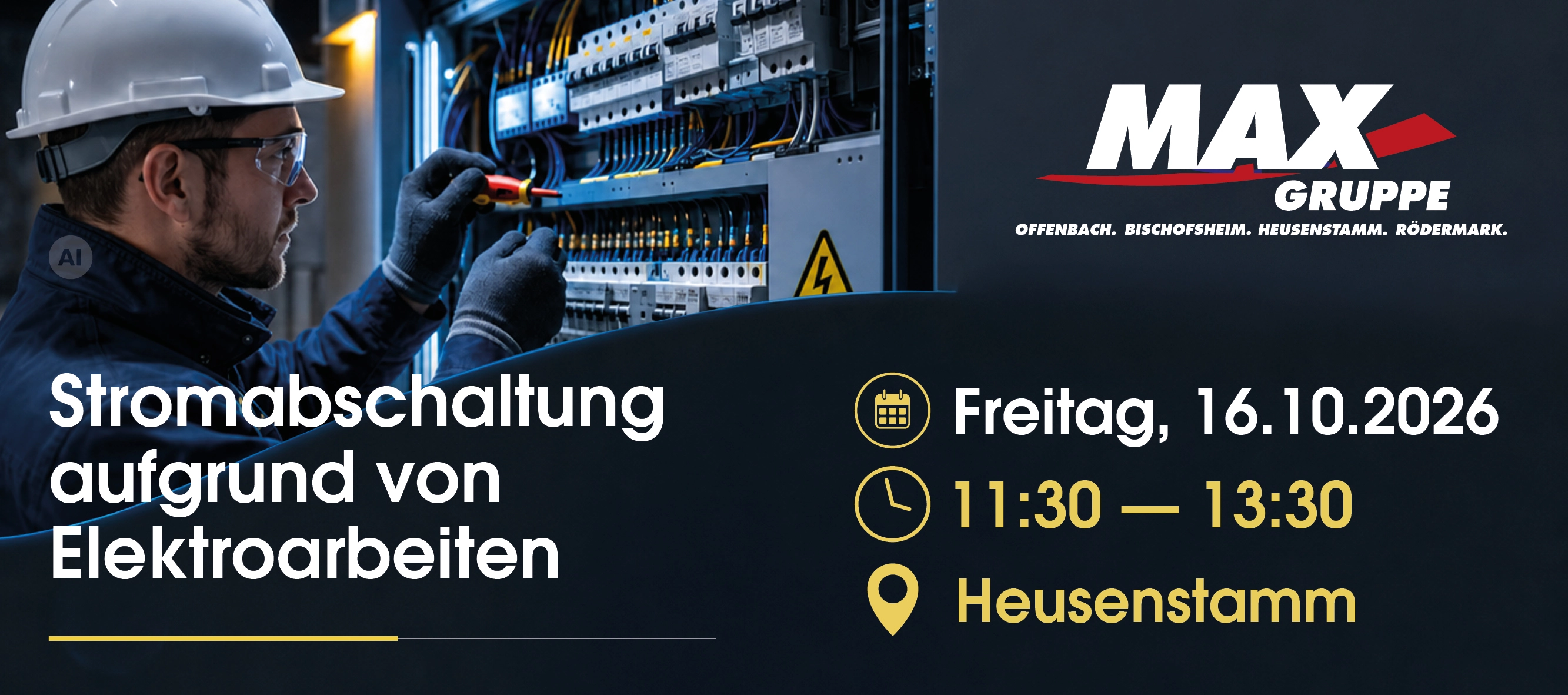 Öffnungszeiten 16.10.2026