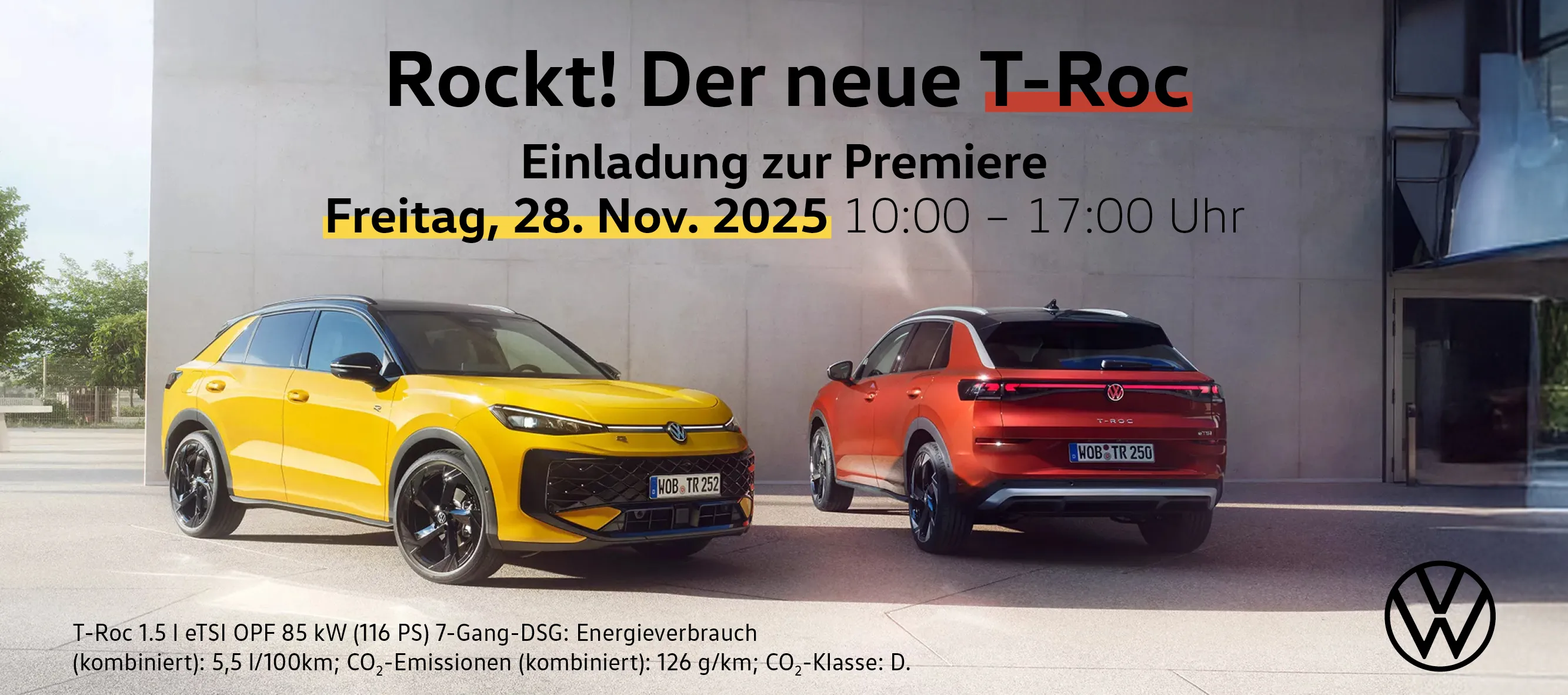 Der neue VW T-Roc Premiere