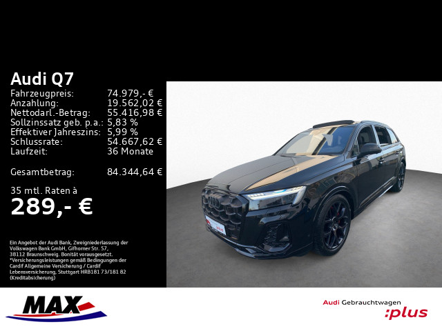 Q7 50 TDI QUATT S LINE +MATRIX+AHK+B&O+PANO+HUD+