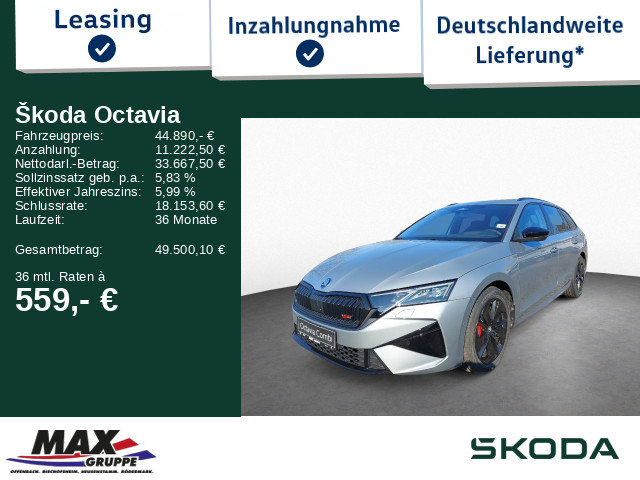 Octavia Combi RS 2.0TSI 195KW PANO*360&deg;*LED*HUD