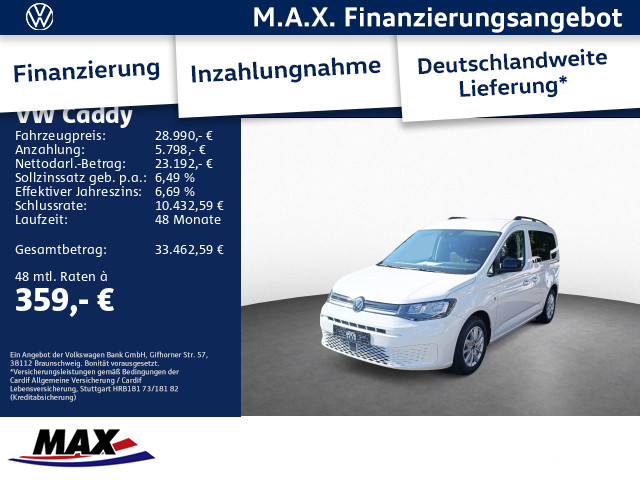 Caddy Life*90 KW*TDI*DSG*Standh*App*Navi*SHZ*AC*Keyl*