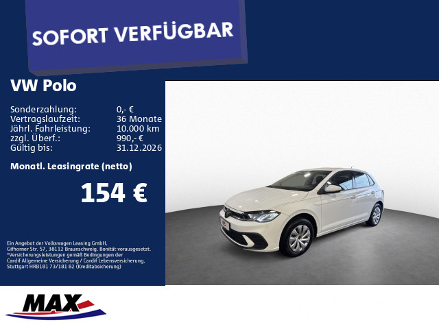 Polo Life 1.0 59 kW (80 PS) 5-Gang APP-CONNECT+ALLSEASON+ SITZHEIZUNG