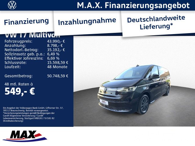 Multivan Style LÜ 2.0 TSI 150 kW DSG*Leder*Standh*Matr...