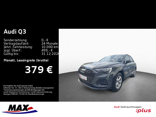 Q3 35 TFSI ADVANCED LED+SONOS+AHK+SMARTPHONE INTERFACE