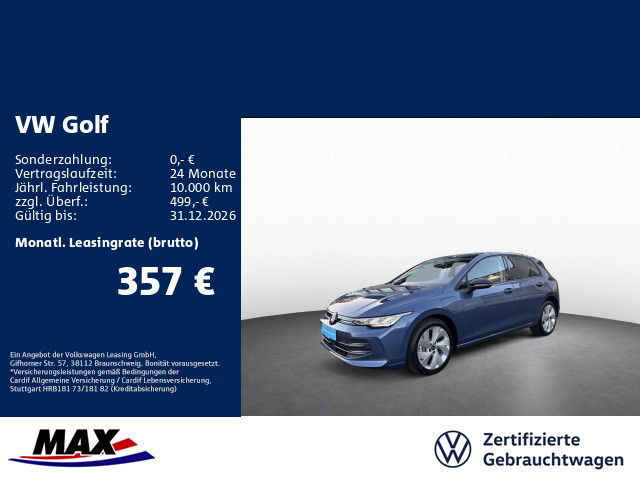 Golf VIII 1.5 eHybrid DSG ENERGY LED+AHK+PANO+ACC