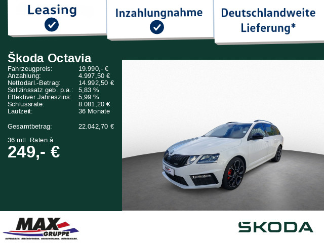 Octavia Combi RS 2.0 TDI 135 kW 4x4 LED*PANO*ACC