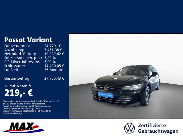 Passat Variant 2.0 TDI BUSINESS 360°+AHK+ACC+LED+NAVI