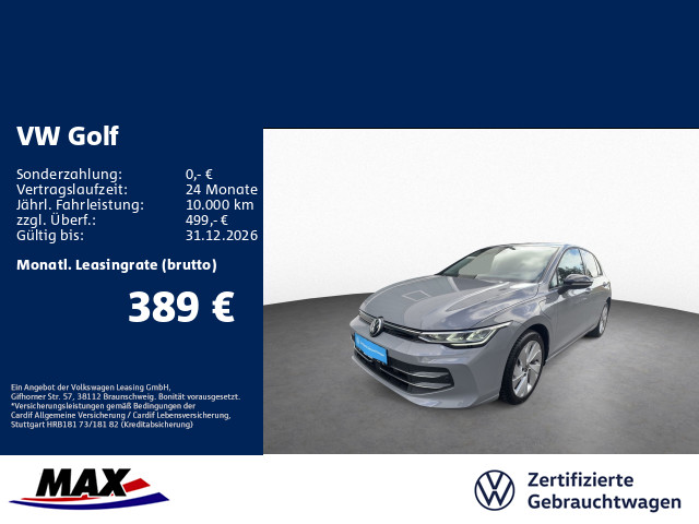 Golf VIII 1.5 eHybrid DSG ENERGY LED+AHK+HUD+DCP