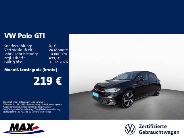 Polo GTI 2.0 TSI DSG IQ.LIGHT+KAMERA+DCP+APP+ALU