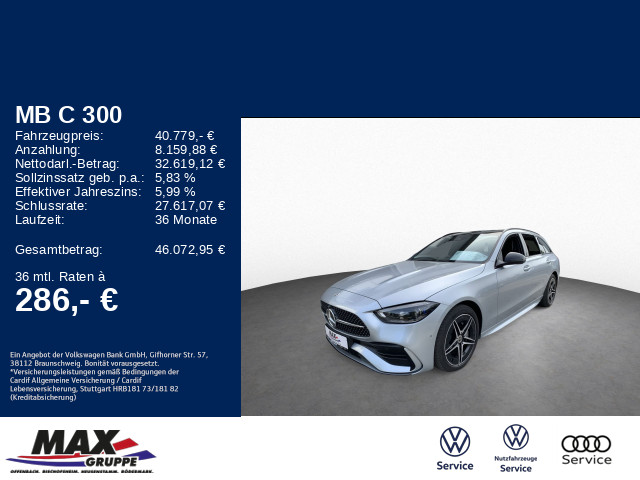 C 300 de T 4M EDITION AMG LINE NIGHT+PANO+AHK+360&deg;+NAVI