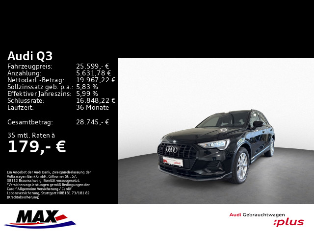 Q3 35 TDI QUATT ADVANCED LED+OPTIK+VCP+ALU+NAVI+