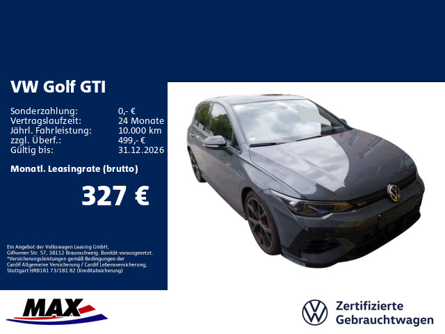 Golf GTI Clubsport 2.0 TSI DSG AKRA+BLACK+H&K+HUD+PANO
