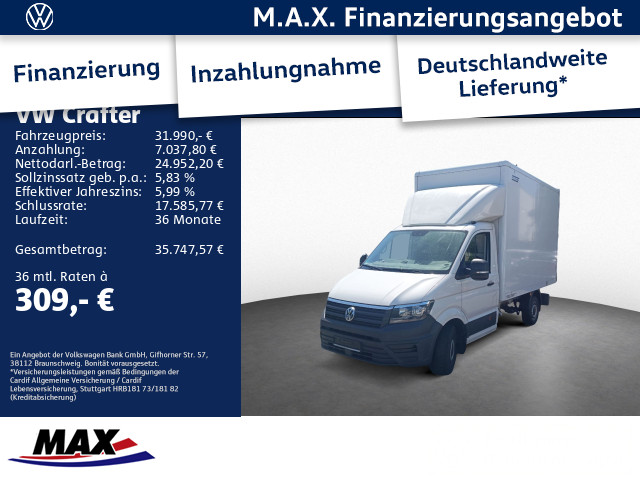 Crafter Koffer 2.0 TDI 130 KW*DSG*Kamera*Navi*