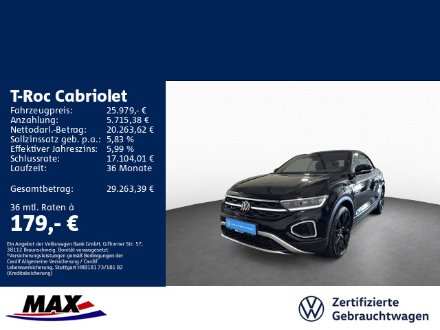 T-Roc Cabriolet 1.5 TSI DSG STYLE +IQ.LIGHT+DCP+