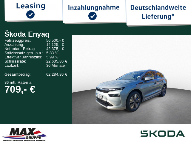 Enyaq 85 Selection MATRIXLED+ACC+KAM+NAVI