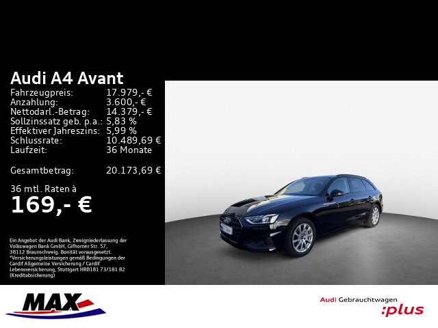 A4 Avant 40 TDI LED+KAMERA+MMI NAVI+ALU+PDC+SHZ+