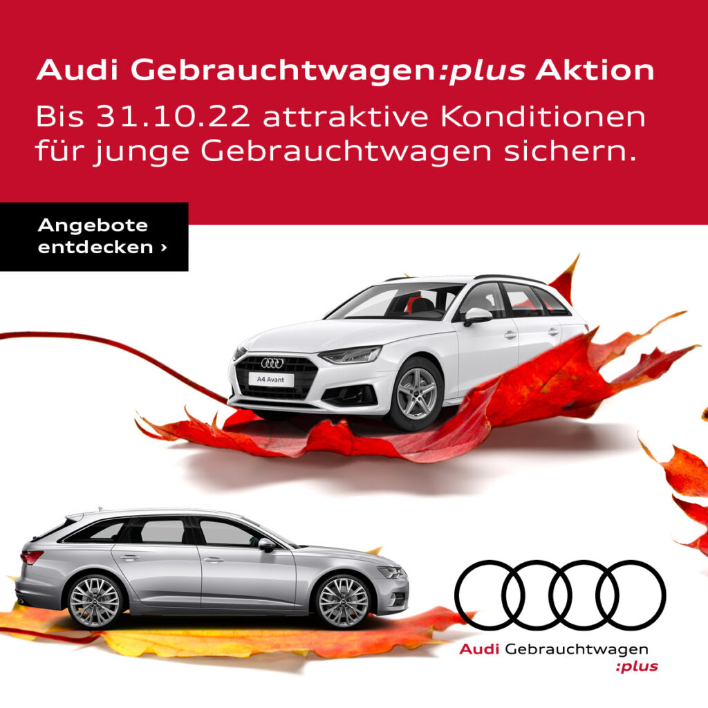 Audi Gebrauchtwagen Wochen Herbst 2022