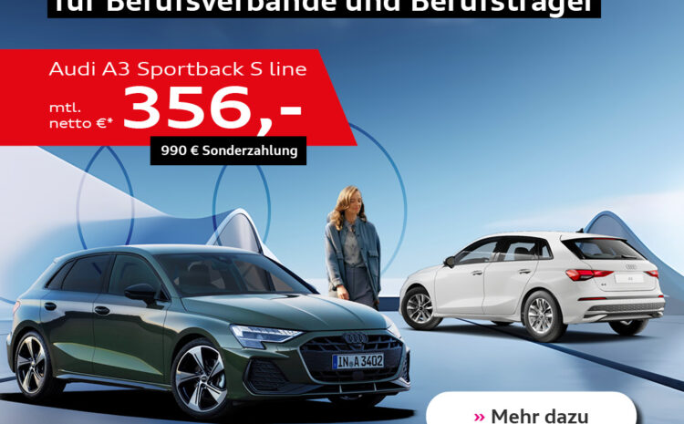  Audi A3 für Berufsverbände