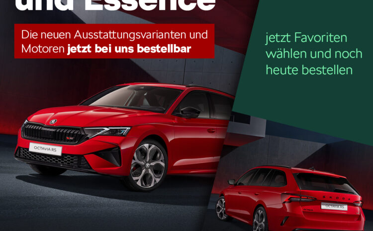  ŠKODA Octavia RS und Essence