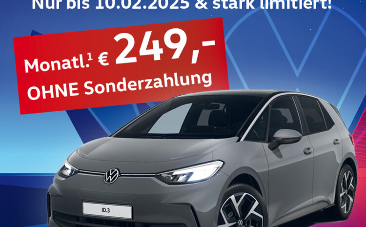  ID.3 Blitzdeal bis 10.2.