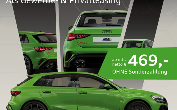  Audi RS3 Bestellaktion