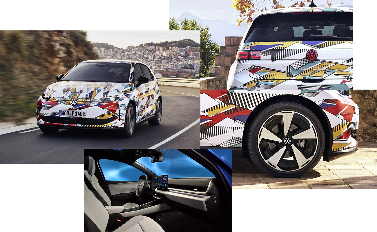 ID Polo collage VW ID. Polo collage