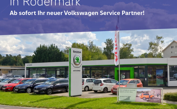  Ab sofort Volkswagen Service bei Auto Kemmer