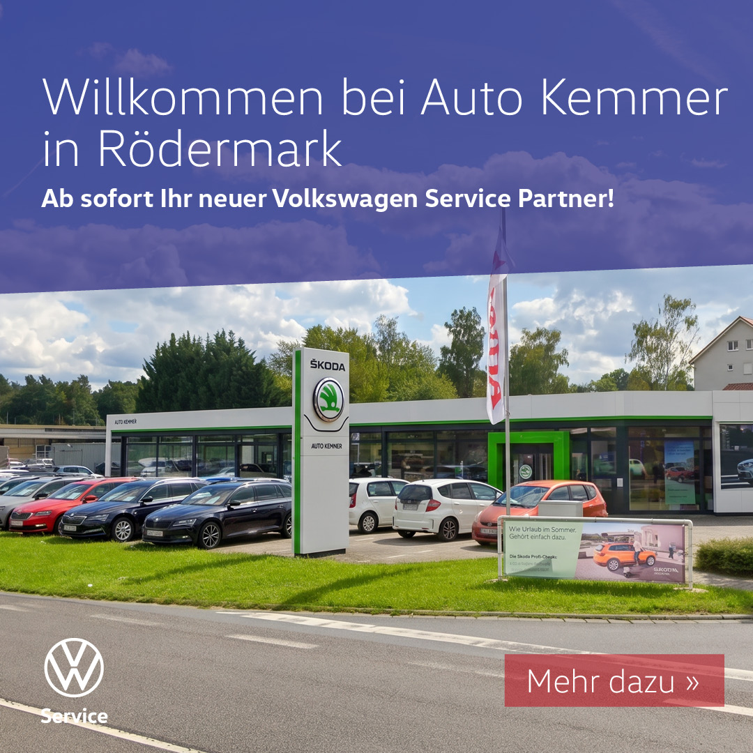 BEITRAGSBILD AUTO KEMMER VW SERVICE NEU BEITRAGSBILD AUTO KEMMER VW SERVICE NEU