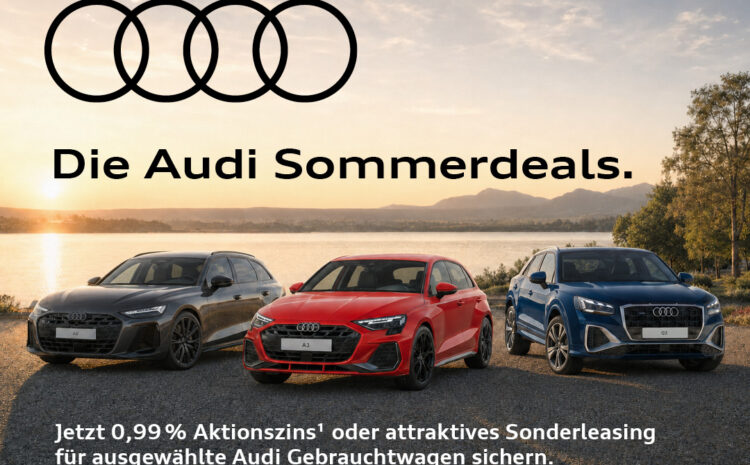  Audi Gebrauchtwagen Sommerdeals