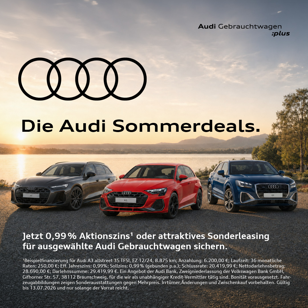 Audi GW Sommerdeals