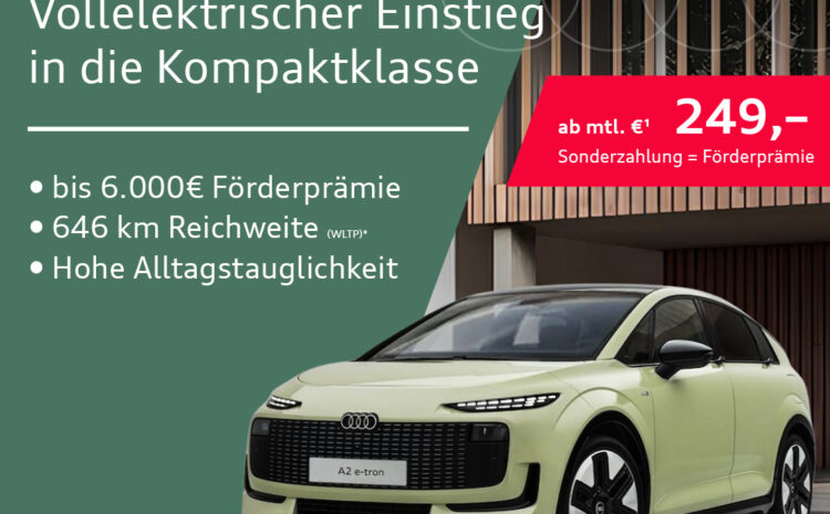  Der neue Audi A2 e-tron